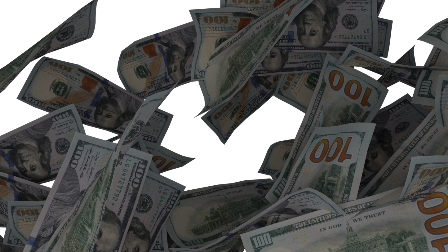 money pass 100 dollar bill png
