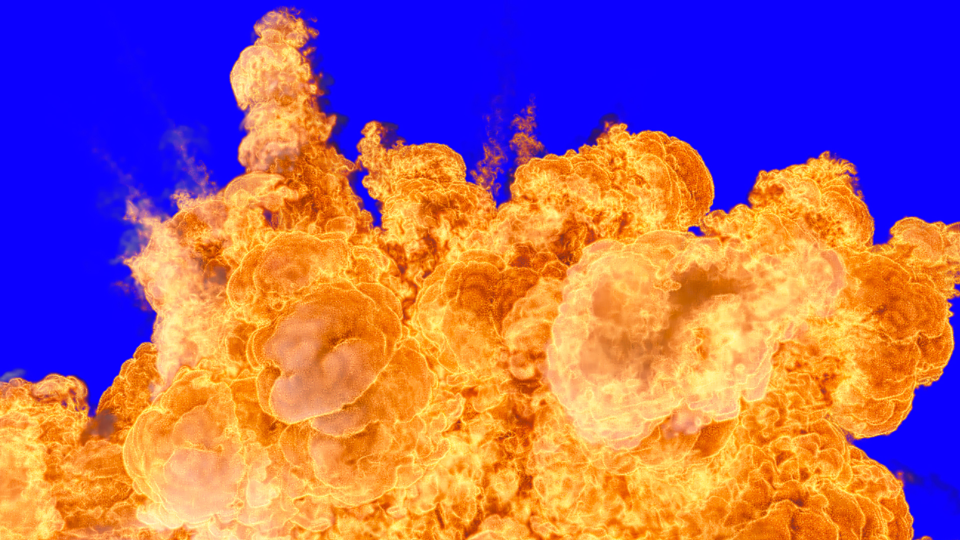 smoke and explosion fire video effect overlay