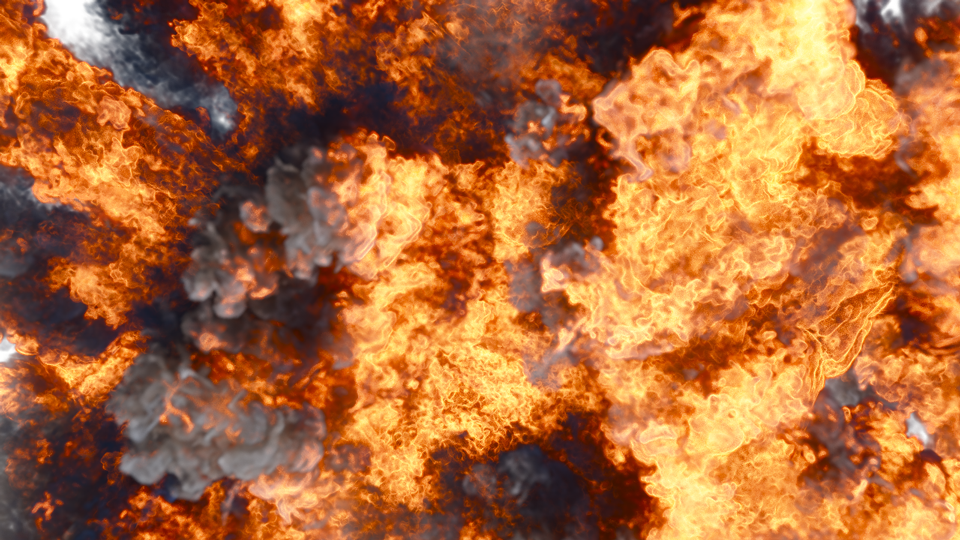 smoke and explosion fire video effect overlay