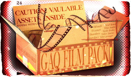 Film and Vintage Frame Pack Overlays by Genariq - Genariq
